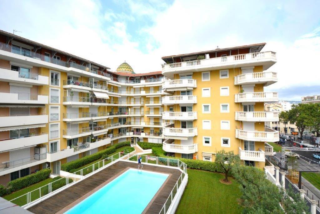 尼斯Palais Des Domes Piscine Et Parking公寓 外观 照片